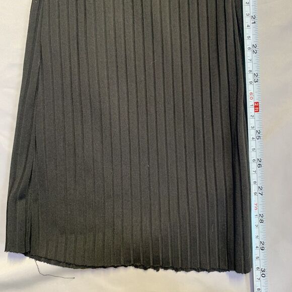 Shein Woman's Bell Bottom Leggings 26x30 Black 70s Hippie Stretchy Elastic - Picture 4 of 5